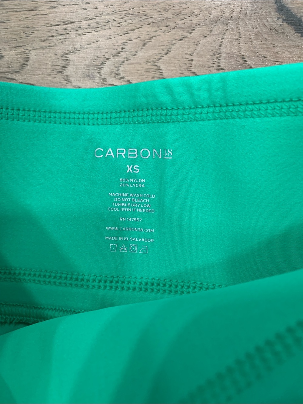 NWT Carbon38 High Rise Full Length Legging Size XS Takara Shine - Picture 2 of 8
